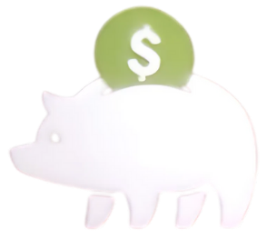 Knoxville Bookkeeping piggy bank logo